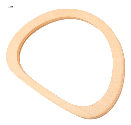 Bolso De Madera Con Asa De 2 Piezas Pequeñas Para Hacer Tú M
