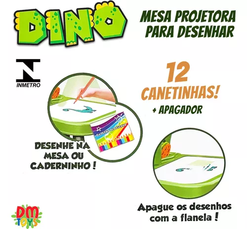 Mesa de Projeção de Desenho - Dinossauro