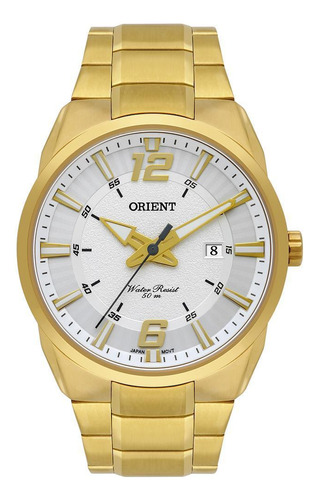 Relógio Orient Masculino Neosport Mgss1262 S2kx Dourado 50m