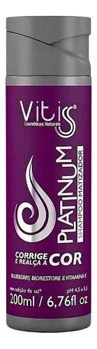  Shampoo Vitiss Matizador Platinum 200ml