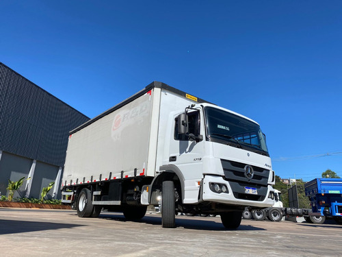 Mb Atego 1719 Ano 2019 Bau Sider 7 Metros 14 Paletes