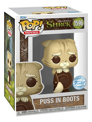 Funko Pop Gato Con Botas 1596 Special Edition Exclusivo Shrek