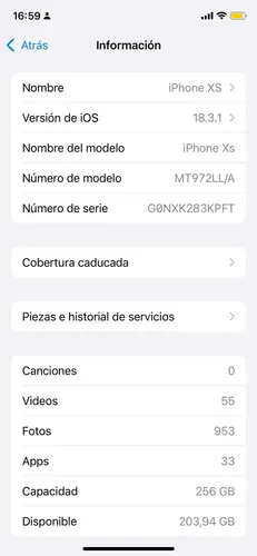 comprar iPhone XS 256 Gb Gris Espacial