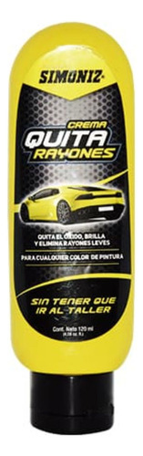 Simoniz Crema Quitarayones 120ml Para Accesorios Náuticos