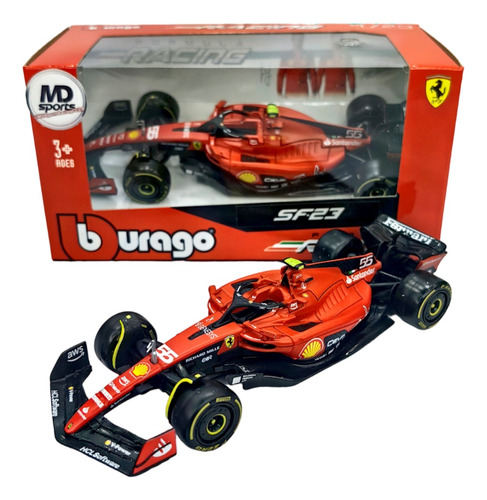 Auto F1 Ferrari Sf-23 2023 #55 Carlos Sainz Escala 1:43