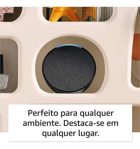 Echo Pop Smart Speaker Amazon Assistente Virtual Alexa