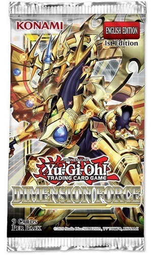 Yugioh 1 Sobre Dimensional Force - Booster