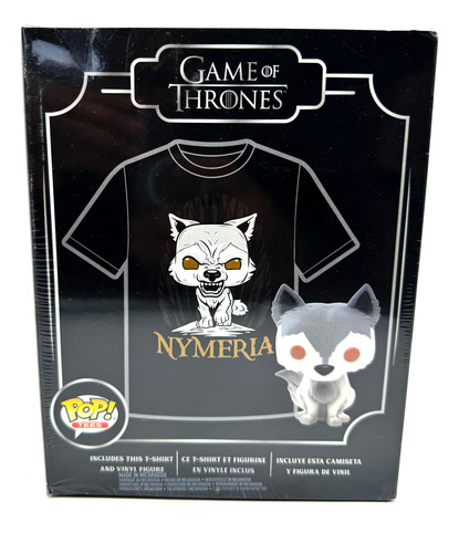 Game Of Thrones Nymeria Pop And Tee (2xl) Funko Rct (Usado)