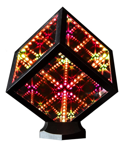 Hypercube Nano Infinity Cube Led Light Con Soporte - 5.5-inc
