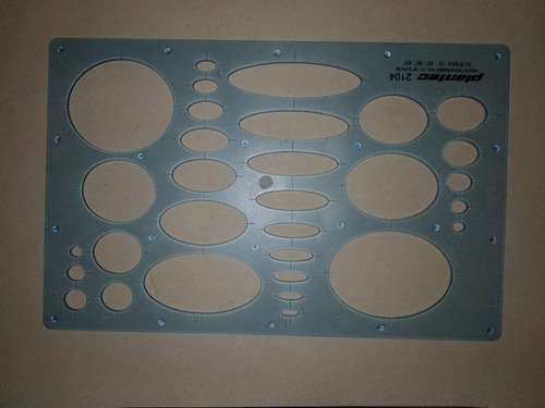 Plantilla Elipses  Circulos Y Radios  15 30 45 60 Grados