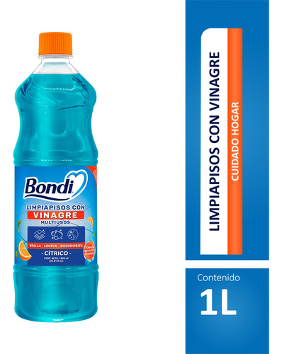 Limpiapisos Con Vinagre 1000 Ml Bondi- - L