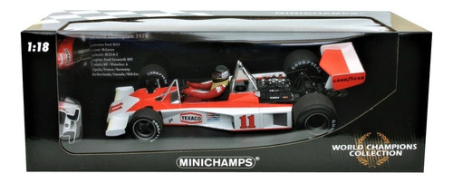 Mclaren M23 1976 Hunt World Champ Toma L- F1 Minichamps 1/18