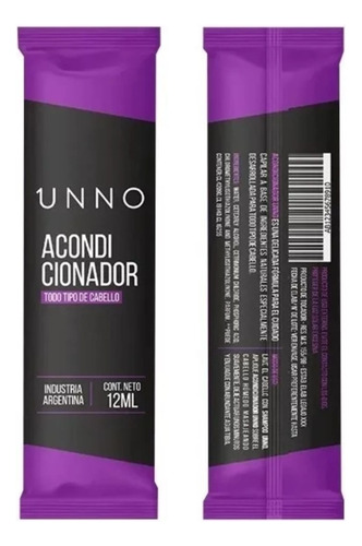  Acondicionador Unno Hotel Sachet 12ml. X500ud. 