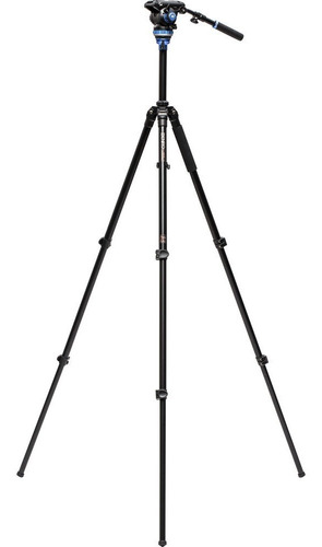 Tripé Benro Vídeo A2573fs6 P/ 6kg C/ Cabeça Hidráulica 1,78m