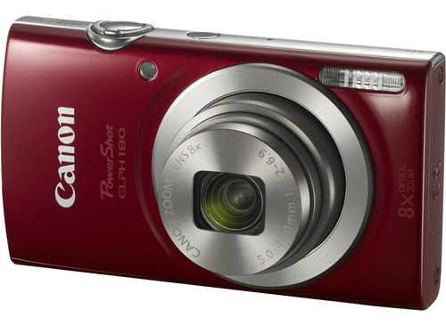 Canon Powershot Elph 180 Digital Camara (red)