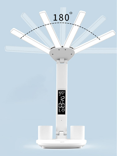 Lámpara De Mesa Led Recargable, Iluminación De Área Grande