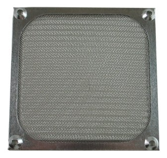 Rejilla Filtro Ventilador Aluminio 4.724 In Color Plateado