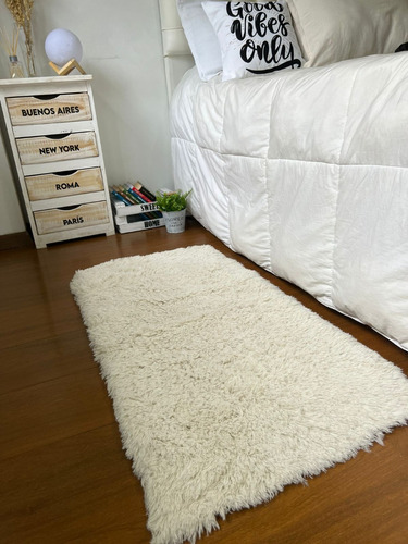 Alfombra Nordica Decorativa Living Pelo Largo 100x50