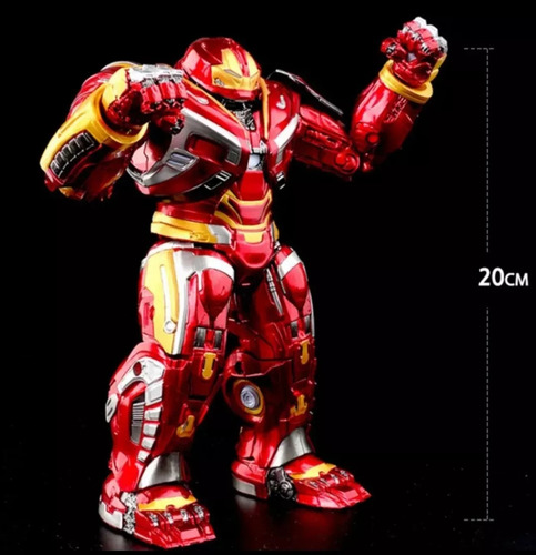 Hulkbuster Zd Toys Luz Ojos/pecho Mide 20cm Caja Maltratada (Reacondicionado)