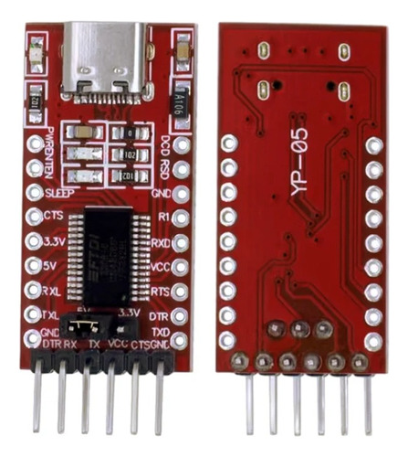 Ft232rl Ftdi Módulo Usb A Uart Con Conector Usb Tipo C