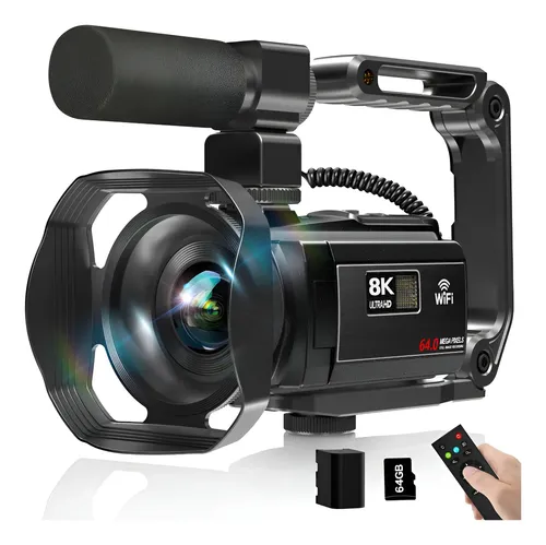 Muraux 8k 64mp Câmera De Vídeo Com Visão Ir | Frete grátis