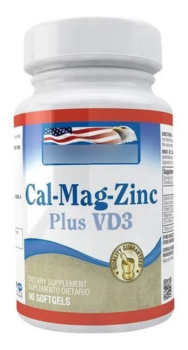 Cal-mag-zinc Plus Vd3 90 Softge - Unidad a $611