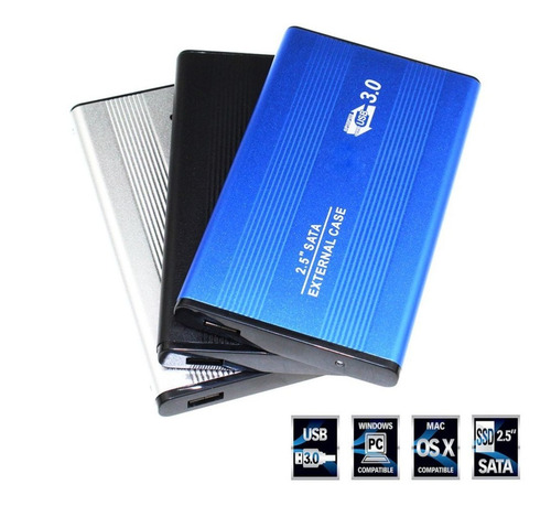 Caja Externa - Sata Disco Duro 2.5''  Usb 3.0 Portatil