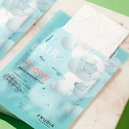 Máscara Facial Coreana Frudia Glutationa Niacinamida 25ml Tipo De Pele Maduras E Com Manchas
