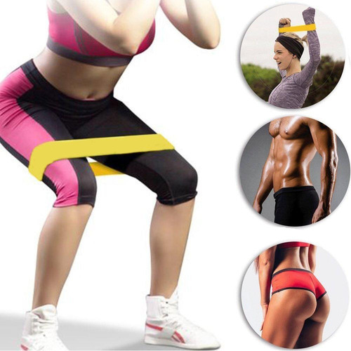 Kit 5 Bandas Elasticas Para Ejercicio Yoga Pilates Gimnasio