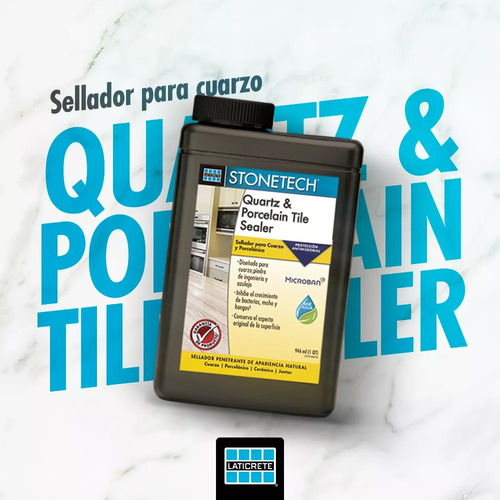 Stonetech Sellador Cuarzo Y Porcelánico Cuarto, 946 Ml