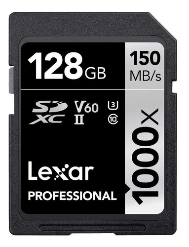 Tarjetas Sdxc Lexar Professional 1000x 128gb (paquete De 2)