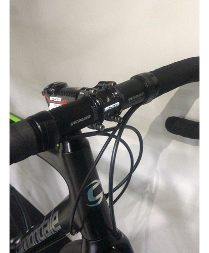 Bicicleta Cannondale Supersix Evo M 11v Seminova Cor Preto