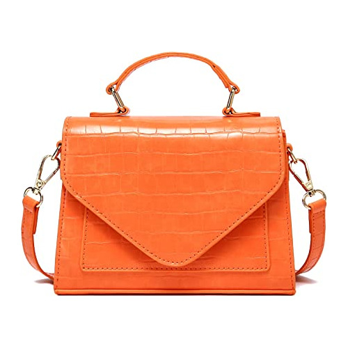 Catmicoo Croc Mini Purses For Women Trendy Small Handbags