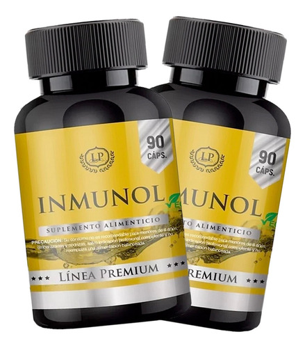 2 Inmunol (vitamina C+ D3+ E+ Zinc) Pack Premium