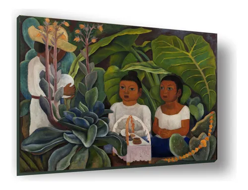 comprar Cuadro Canvas Bastidor Diego Rivera La Ofrenda 1931 80x100