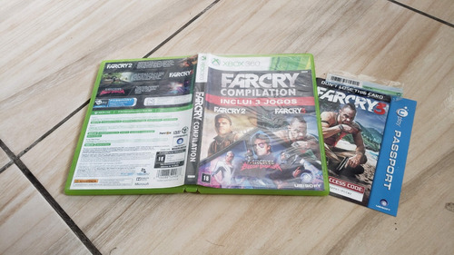 Somente A Caixa + Panfletos Far Cry Compilation Xbox 360.