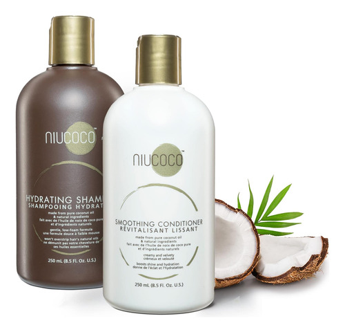 Niucoco | Shampoo E Condicionador Totalmente Natural Com Óle