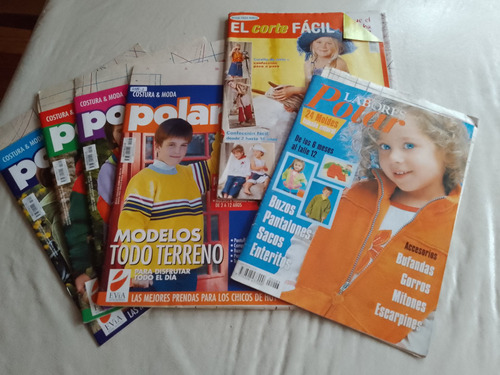 Revistas Antiguas Con Moldes Ropa Niños/niñas X 7