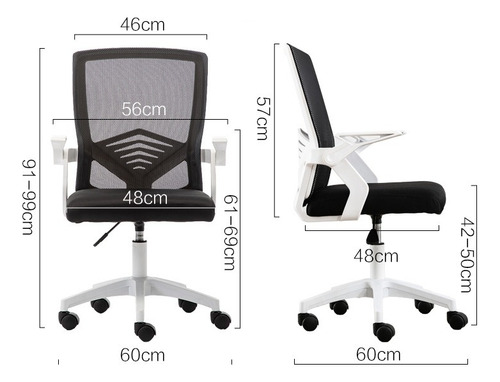 Silla De Oficina Ejecutiva Para Escritorio Color Negro
