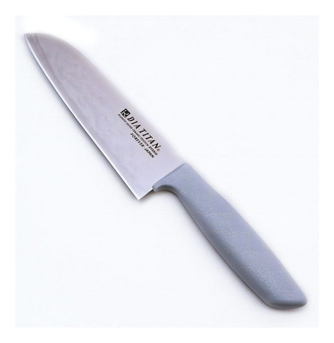Cuchillo de cocina multiusos de titanio con forma de diamante, 16 cm, Japón
