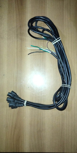 Cable De Corriente Grueso Maquinas Fuente De Pode 15a 14awg (Usado)