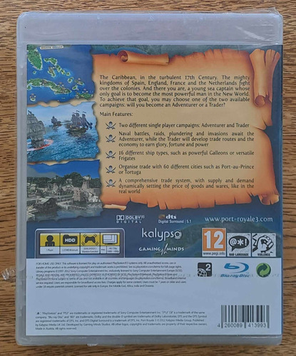Port Royale 3: Pirates And Merchants - Ps3