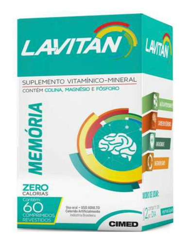 Lavitan Memoria 60 Comprimidos Cimed