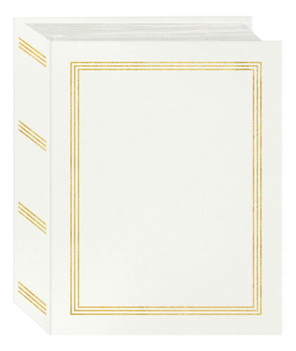 Album de fotos Pioneer Photo Albums A4-100/W A4-100/W color blanco con diseño Oro