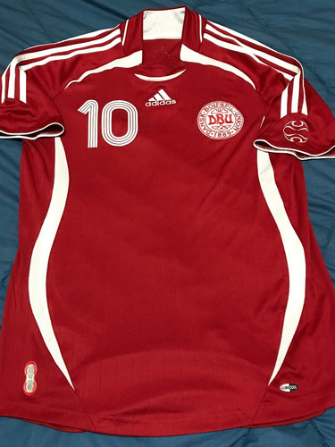 Camiseta Seleccion Dinamarca 2005 2006 Jorgensen 10 Udinese Mercado Libre