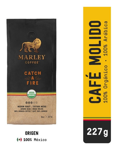 Café Grano Molido · Catch A Fire 227 G · Marley Coffee