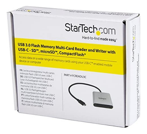 Tarjeta Múltiple De Memoria Flash Usb 3.0 Con Usb-c - Lector