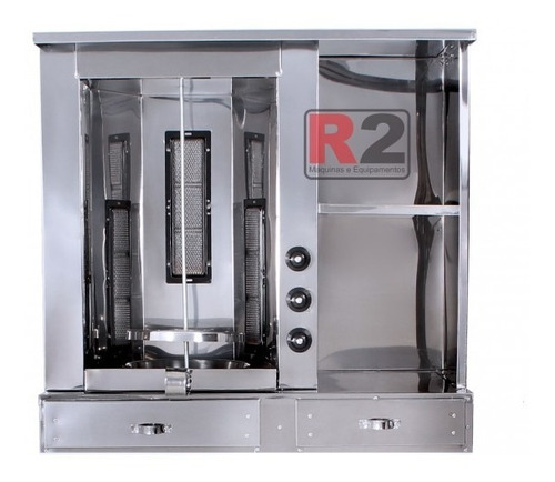 Imagem 1 de 9 de Kit De Churrasco Grego De Balcão Aço Inox C/ Pá Coletora R2