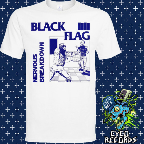 Black Flag - Nervous Breakdown - Hardcore Punk - Polera
