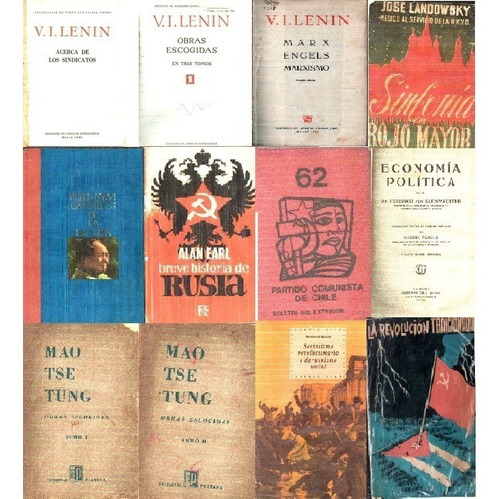 Mao Lenin Rusia Nkvd Comunismo Cuba China Lote Libros Remate